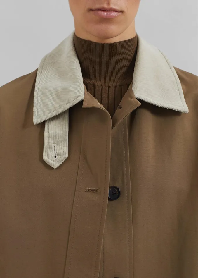 Women Ryker Boxy Jacket 8211 Brown The Frankie Shop Outerwear