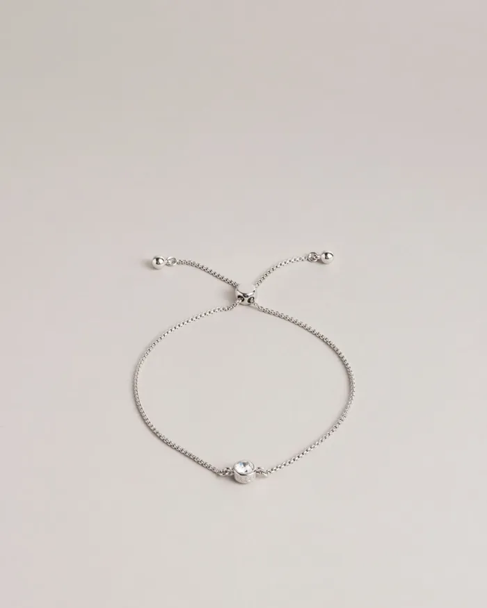 Women SARSAA 8211 Crystal Charm Bracelet Silver Ted Baker Jewellery