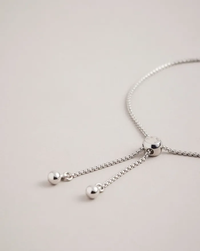 Women SARSAA 8211 Crystal Charm Bracelet Silver Ted Baker Jewellery