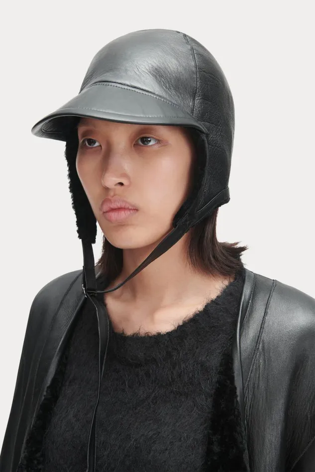 Women Scarves Hats Rachel Comey Shearling Hat Black Women Scarves Hats Rachel Comey Shearling Hat Black