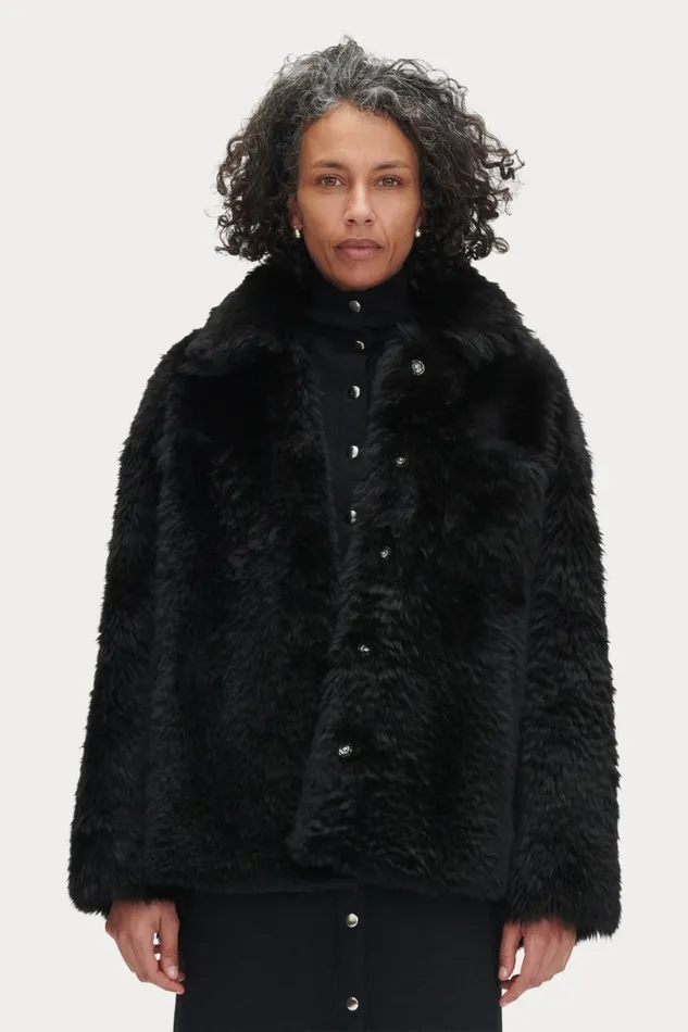 Women Scarves Hats Rachel Comey Shearling Hat Black Women Scarves Hats Rachel Comey Shearling Hat Black