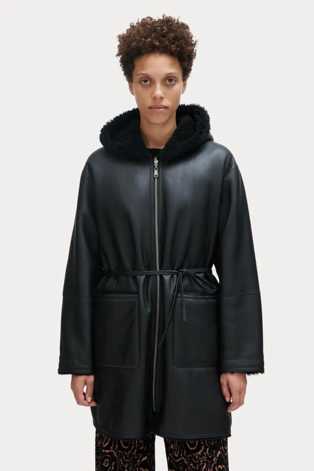 Women Scarves Hats Rachel Comey Shearling Hat Black Women Scarves Hats Rachel Comey Shearling Hat Black
