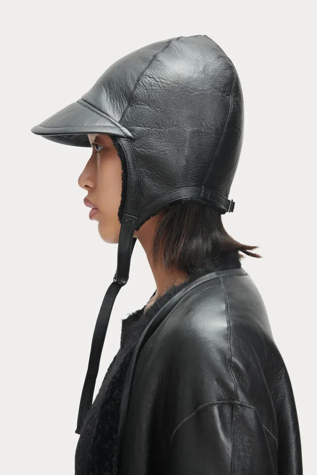 Women Scarves Hats Rachel Comey Shearling Hat Black Women Scarves Hats Rachel Comey Shearling Hat Black