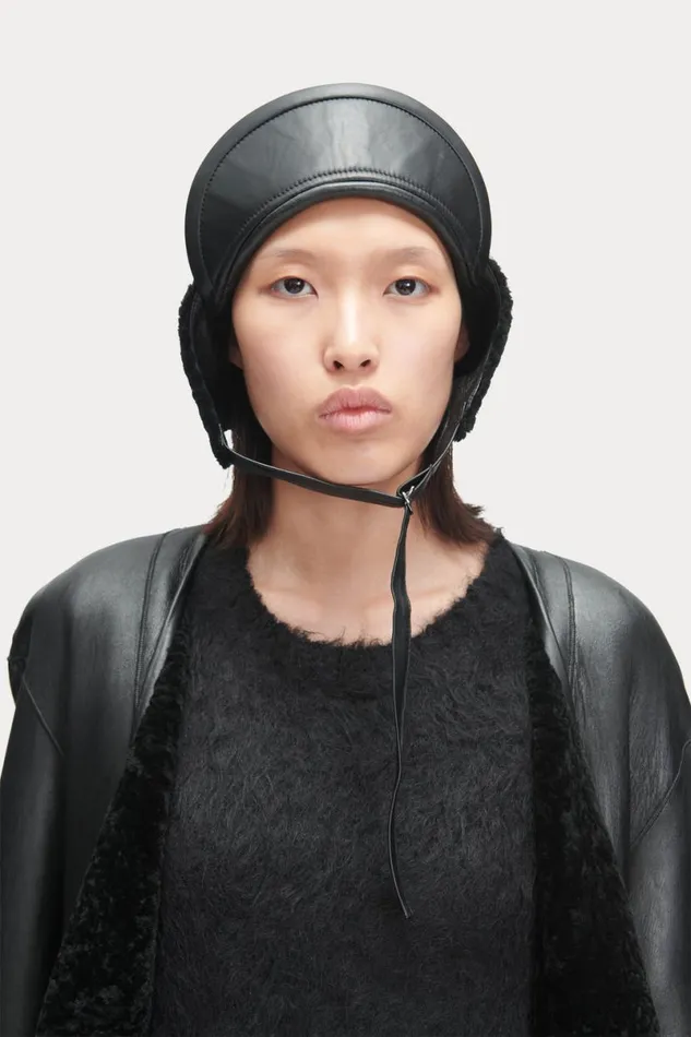 Women Scarves Hats Rachel Comey Shearling Hat Black Women Scarves Hats Rachel Comey Shearling Hat Black