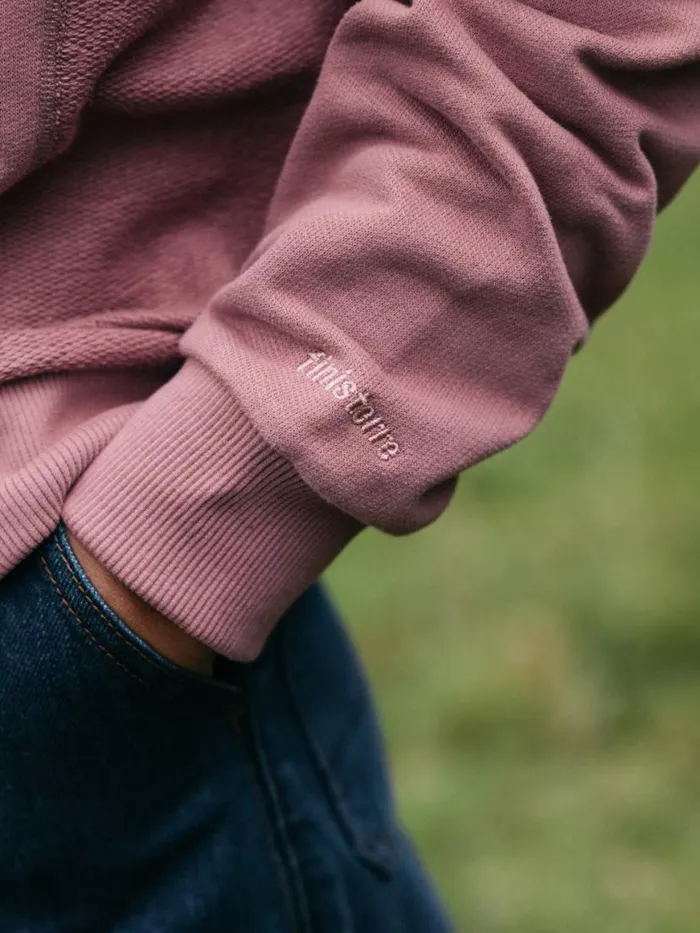 Women Serpentine Sweatshirt Heather Mist Finisterre Sweatshirts