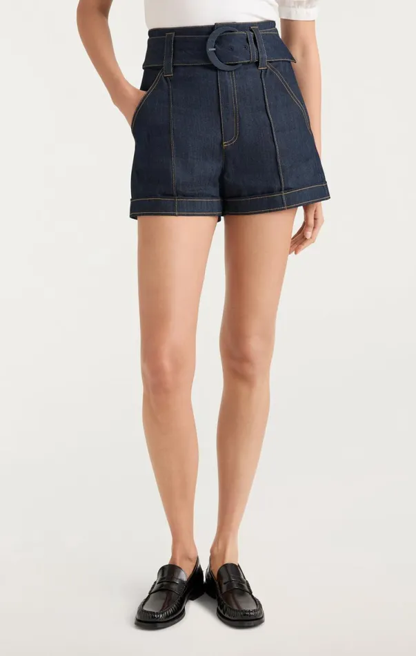 Women Shorts Cinq Sept Denim Aldi Short Indigo