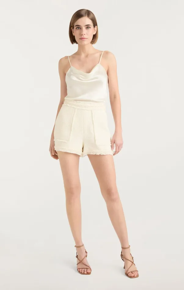 Women Shorts Cinq Sept Pearl Allen Short Ivory
