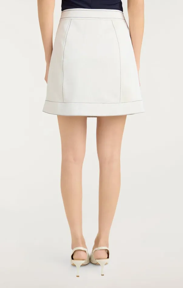 Women Skirts Cinq Sept Ciara Skirt Whitenavy