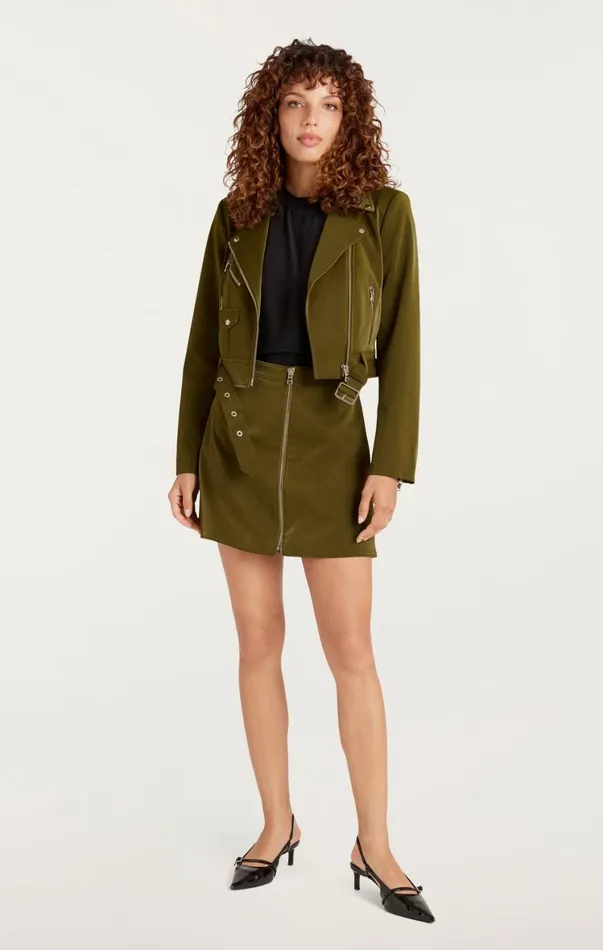 Women Skirts Cinq Sept Palo Skirt Dark Olive