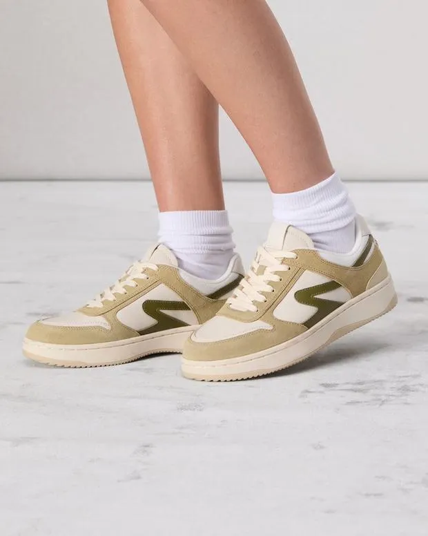 Women Sneakers Rag and Bone Retro Tennis Sneaker Turtledove Avocado