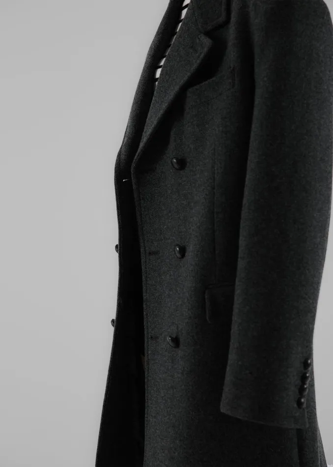 Women Somerset Herringbone Coat 8211 Grey The Frankie Shop Outerwear
