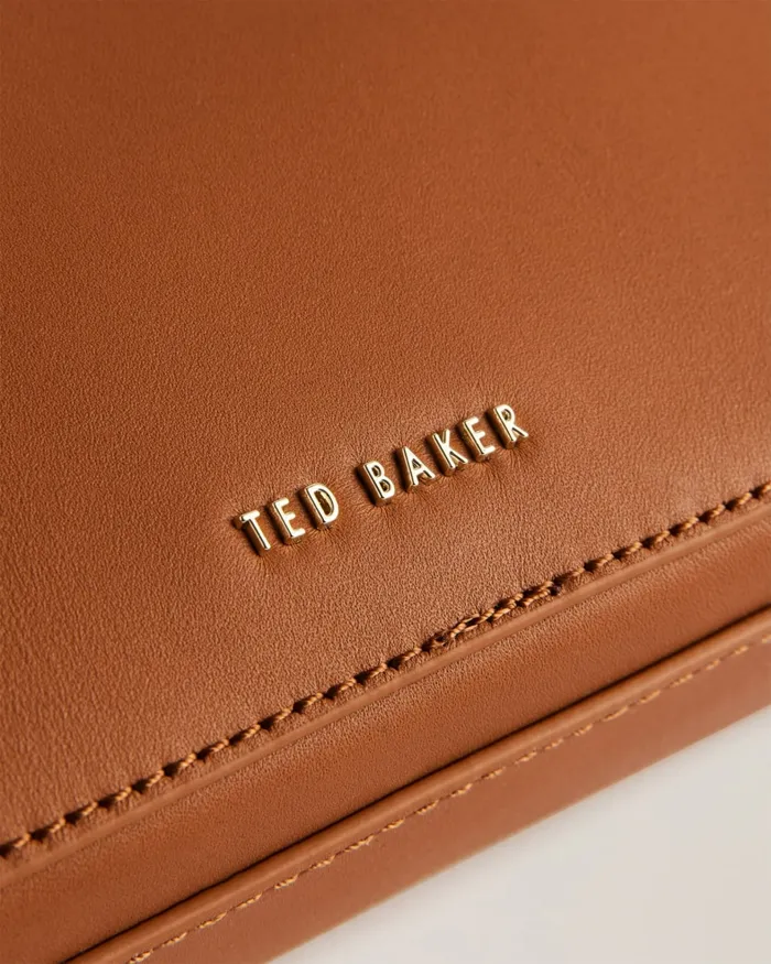 Women STUNNA 8211 Mini Webbing Crossbody Camera Bag Brown Ted Baker Crossbody Bags