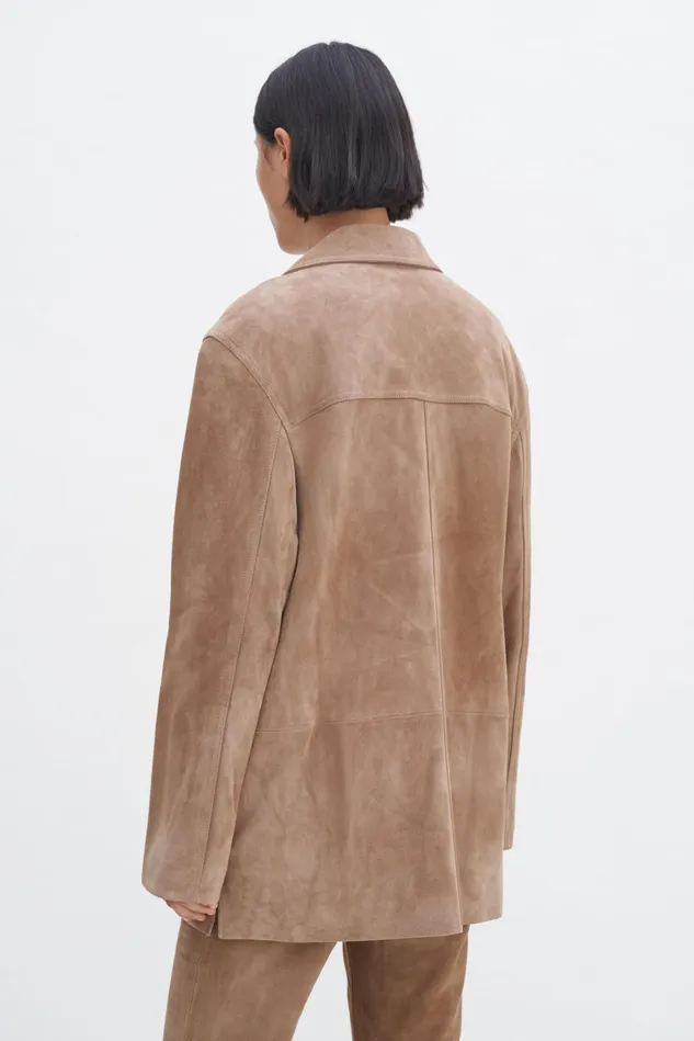Women Suede Jacket Cognac Brown Filippa K Outerwear