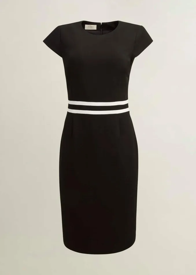 Women Suits and CoOrds Hobbs Harmony Dress Black Ivory