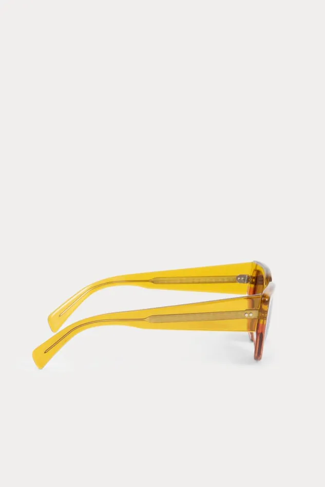 Women Sunglasses Rachel Comey Keet Sunglasses Yellow Orange