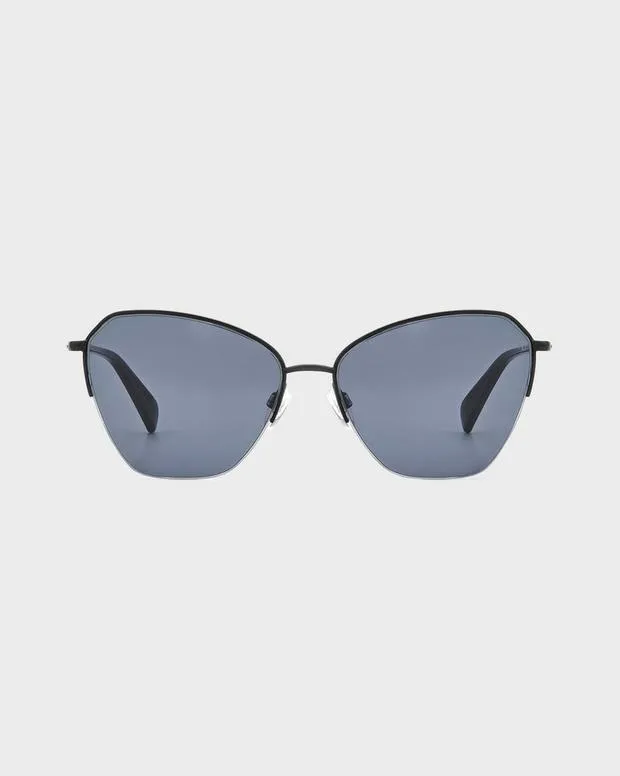 Women Sunglasses Rag and Bone Avery Matte Black