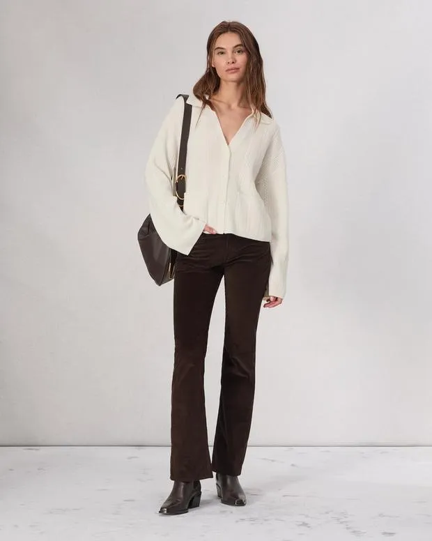 Women Sweaters and Sweatshirts Rag and Bone Maud Cashmere Cardigan Ivory