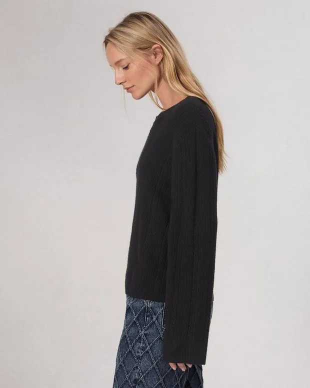 Women Sweaters and Sweatshirts Rag and Bone Maud Cashmere Sweater Black
