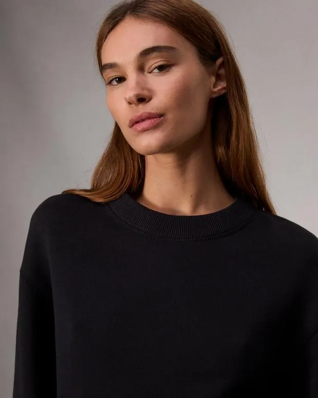 Women Sweaters and Sweatshirts Rag and Bone Vintage Terry Sweatshirt Dark Grey