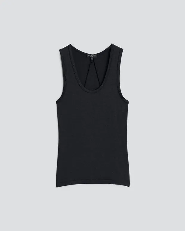 Women TShirts Rag and Bone Luca Tank Black