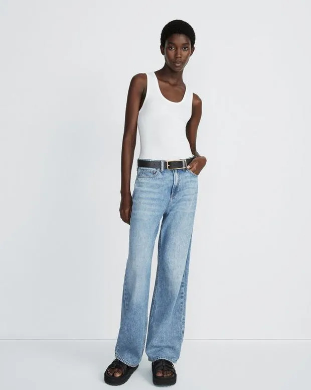 Women TShirts Rag and Bone Luca Tank White