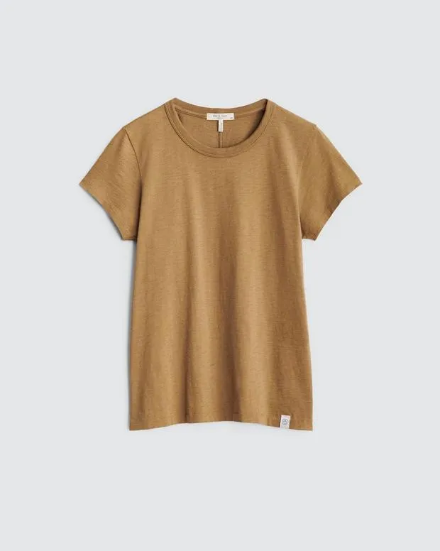 Women TShirts Rag and Bone The Slub Tee Khaki