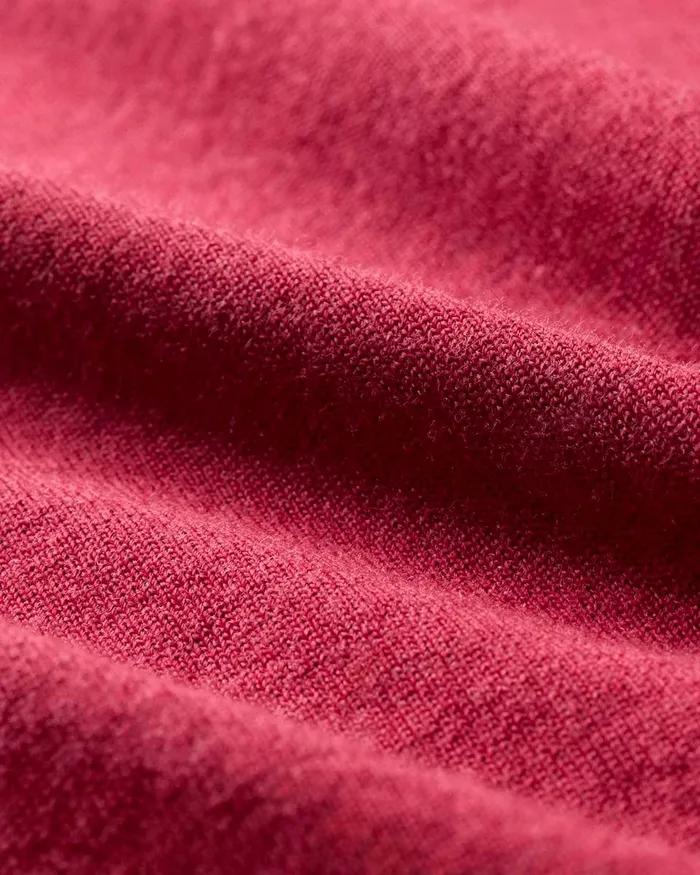 Women TShirts Tank Tops Theory Sweater Tee In Regal Wool Deep Rose