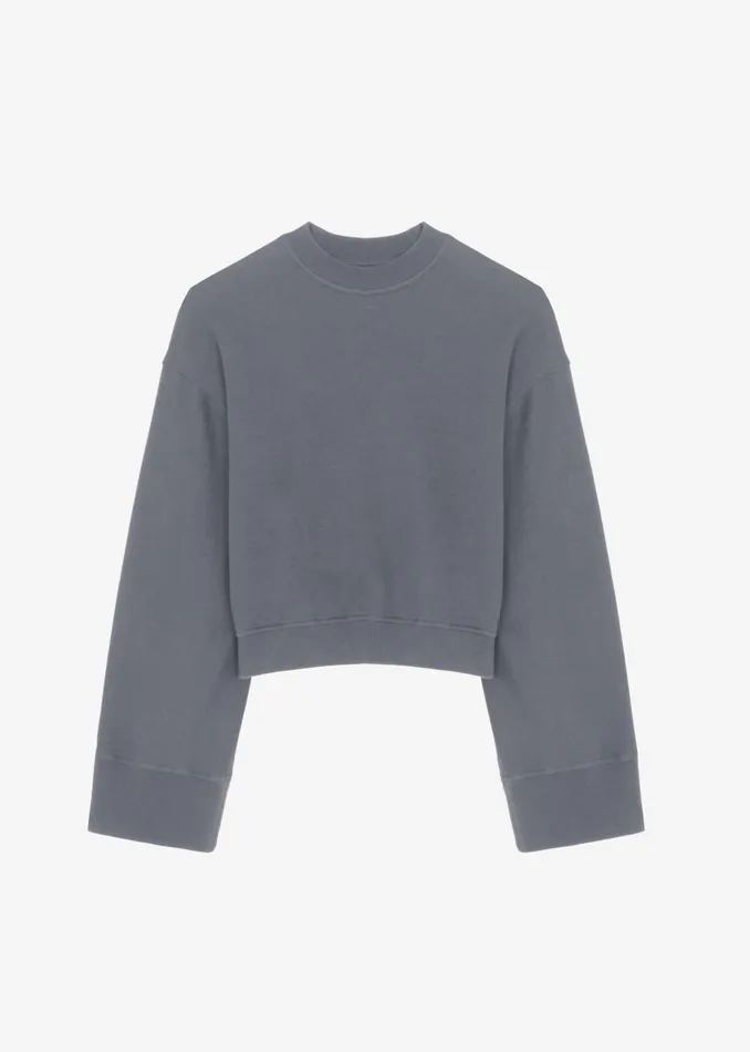 Women Talia Sweatshirt 8211 Dark Grey The Frankie Shop Loungewear