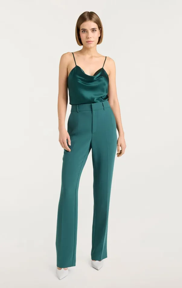 Women Tank Tops and Camisoles Cinq Sept Marta Cami Green Onyx