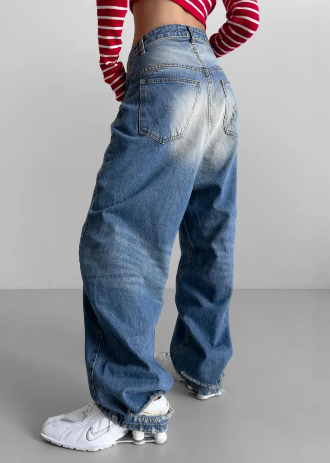 Women Tanner Bleach Jeans 8211 Worn Wash The Frankie Shop Bottoms