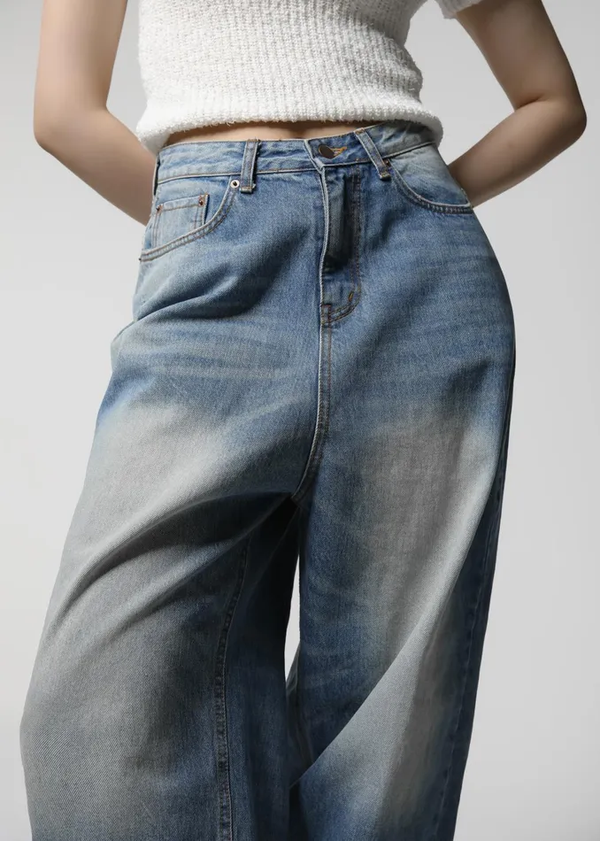 Women Tanner Bleach Jeans 8211 Worn Wash The Frankie Shop Bottoms