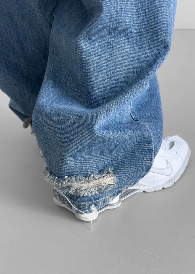 Women Tanner Bleach Jeans 8211 Worn Wash The Frankie Shop Bottoms