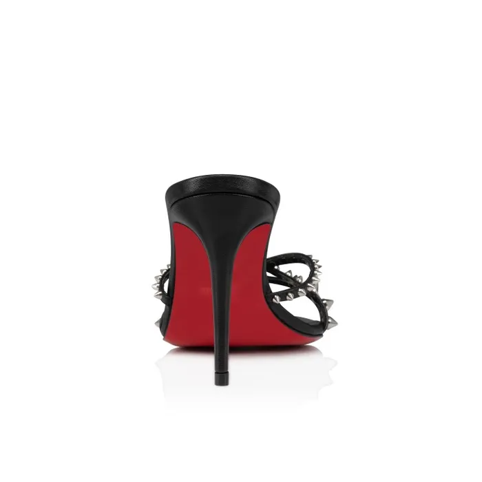 Women Tatoosh Spikes 85 Mm Mules 8211 Kid Leather And Spikes 8211 Black Christian Louboutin Sandals and Slides