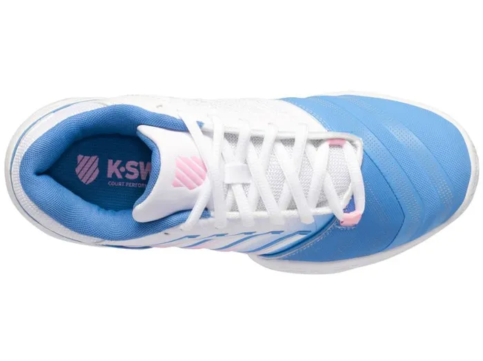 Women Tennis KSwiss BIGSHOT LIGHT 4 Silver Lake Bluewhiteorchid Pink
