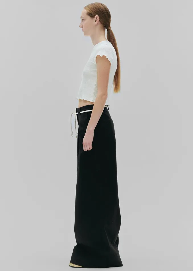 Women The Garment Cassano Wide Pants 8211 Black The Frankie Shop Bottoms