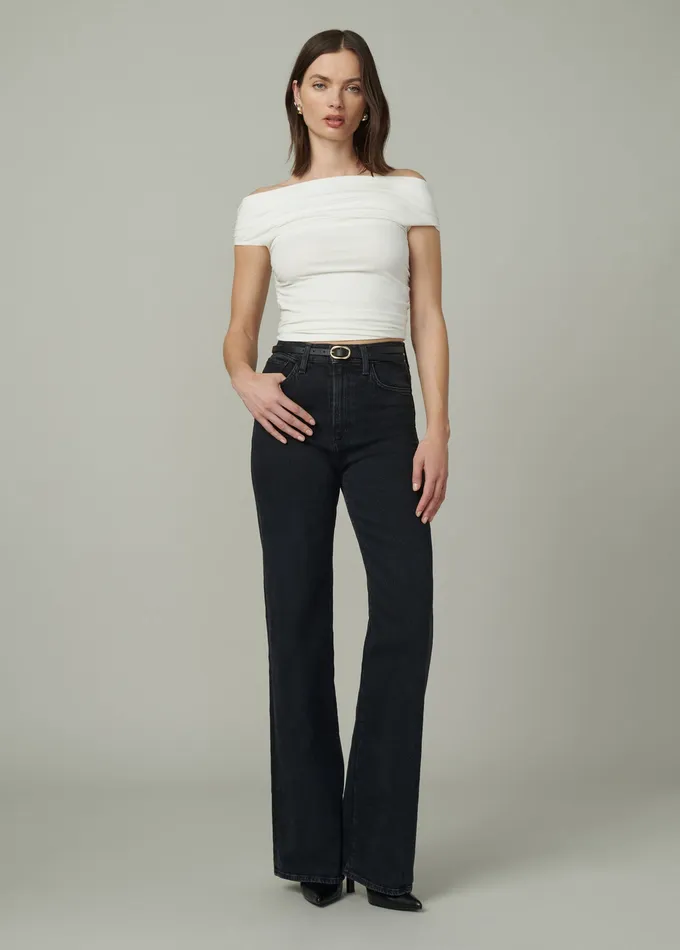 Women THE MIA SLEEVELESS OFF THE SHOULDER TOP Ecru Tops Joe8217s Jeans