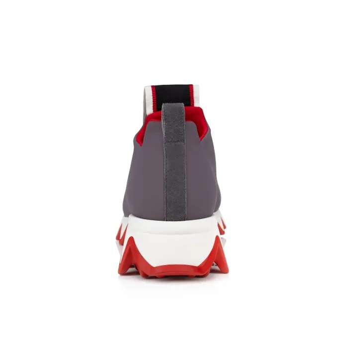 Women Tiketa Run Sneakers 8211 Veau Velours And Neopren 8211 Mauve Christian Louboutin Sneakers