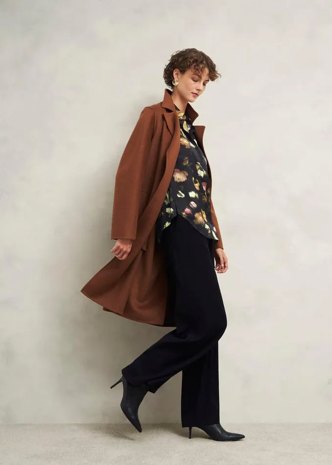 Women Tops Hobbs Eden Shirt Black Multi