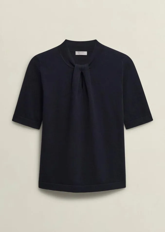 Women Tops Hobbs Effie Jumper Hobbs Navy