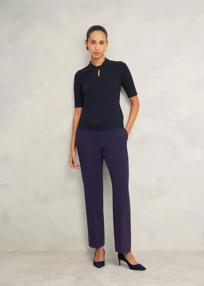 Women Tops Hobbs Effie Jumper Hobbs Navy