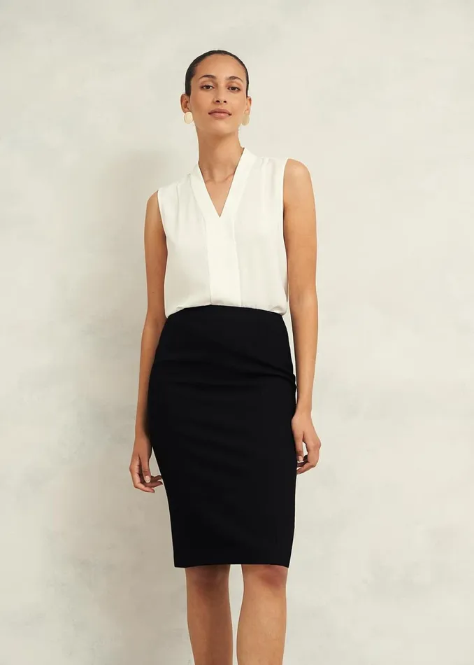Women Tops Hobbs Shelley Blouse Ivory