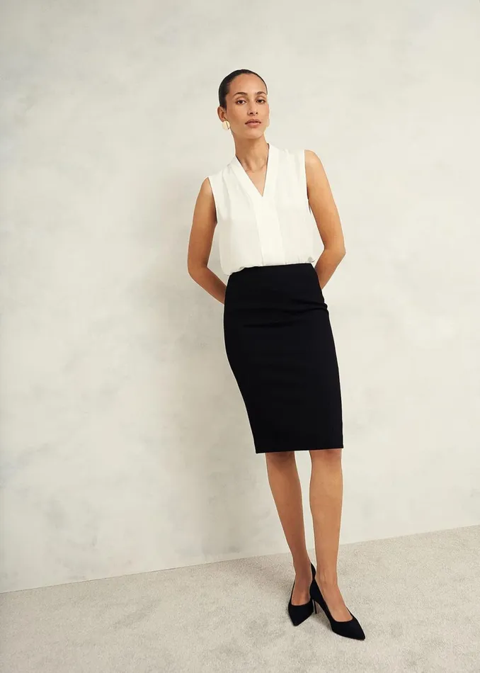 Women Tops Hobbs Shelley Blouse Ivory
