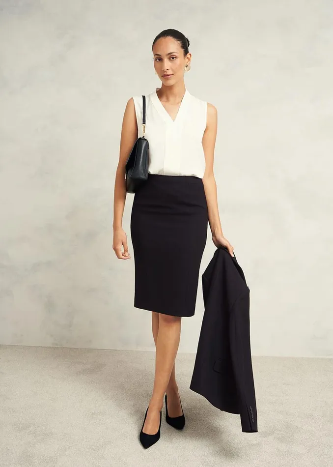 Women Tops Hobbs Shelley Blouse Ivory