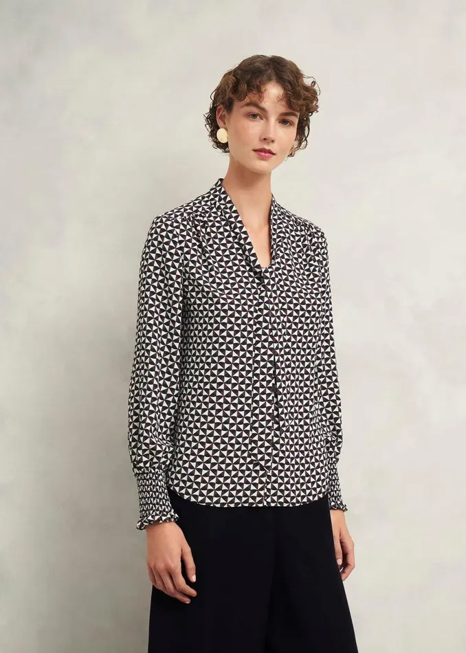 Women Tops Hobbs Somerton Blouse Multi