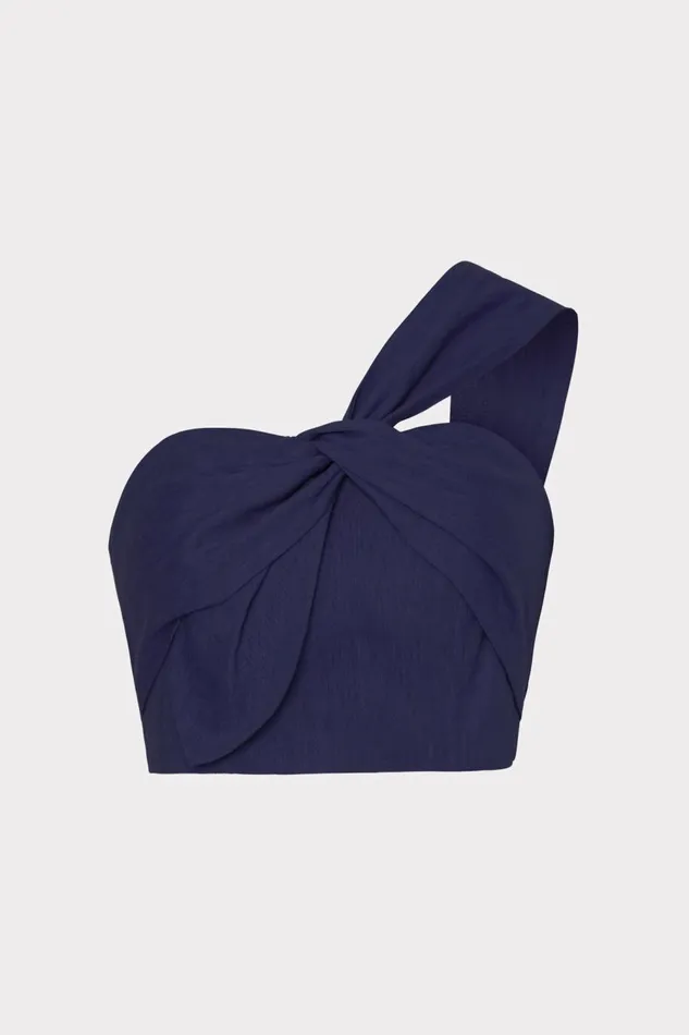 Women Tops Milly Linen Top Navy