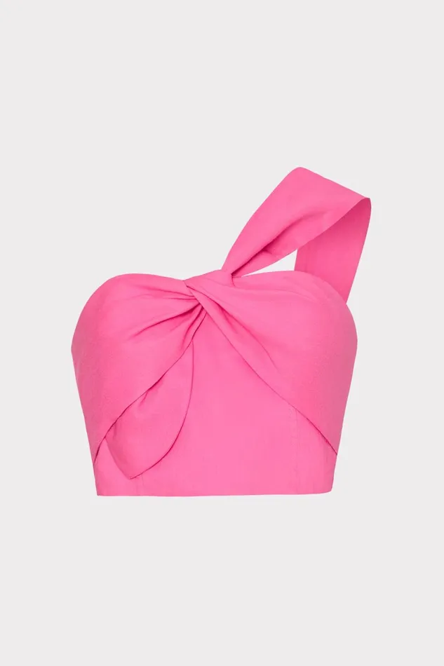 Women Tops Milly Linen Top Pink