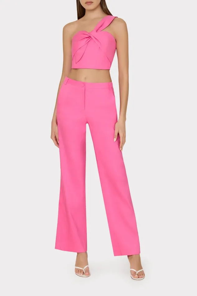Women Tops Milly Linen Top Pink