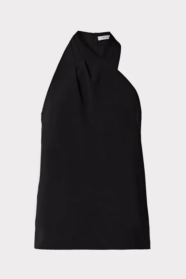 Women Tops Milly Preston Cady Top Black