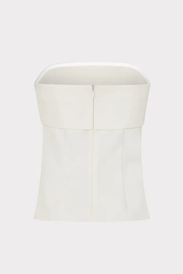 Women Tops Milly Tuala Cady Top Ecru Women Tops Milly Tuala Cady Top Ecru