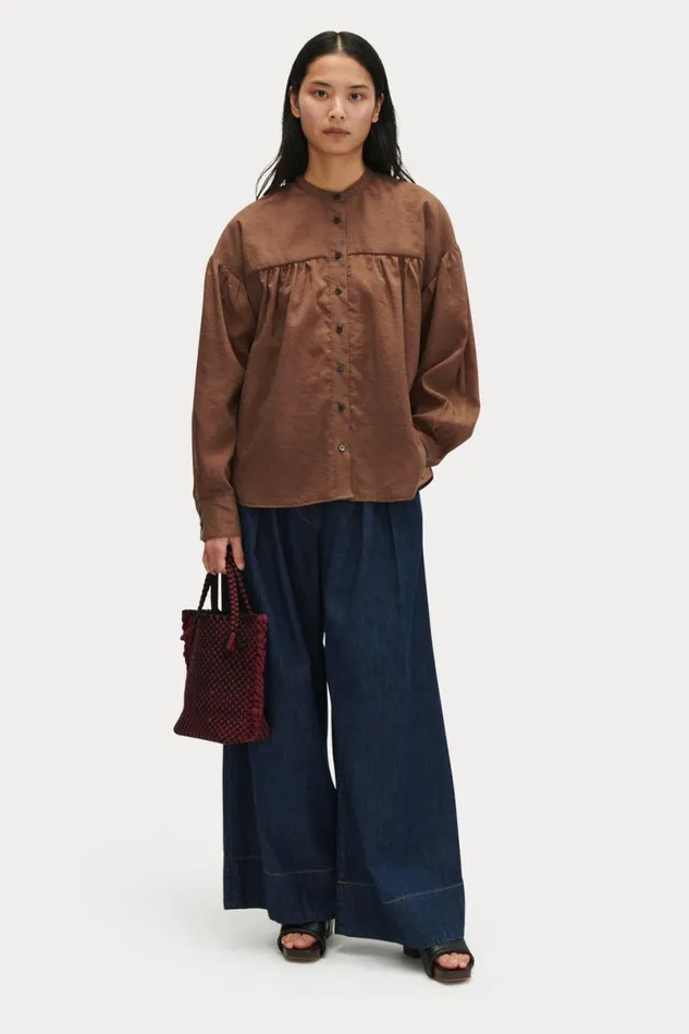 Women Tops Rachel Comey Camarra Top Mustard